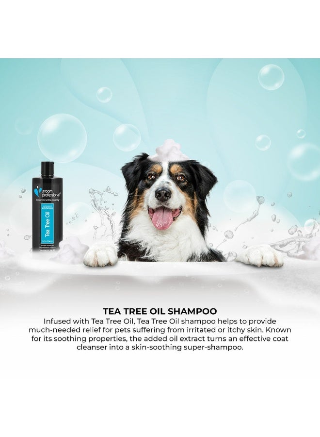 Groom Professional Tea Tree Oil Shampoo 450ml – Soothing Relief for Itchy Skin - Image 4